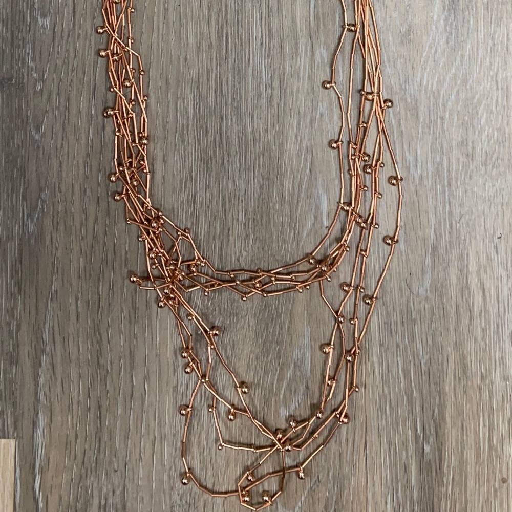 Rose Gold Layered Necklace